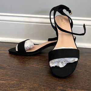 DREAM PAIRS Women's Open Toe Ankle Strap Heels